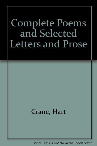 Cover for The complete poems and selected letters and prose of Hart Crane