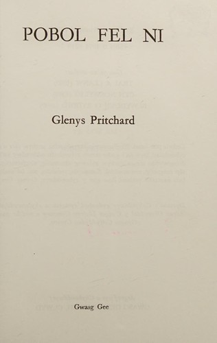 Cover for Pobol fel ni