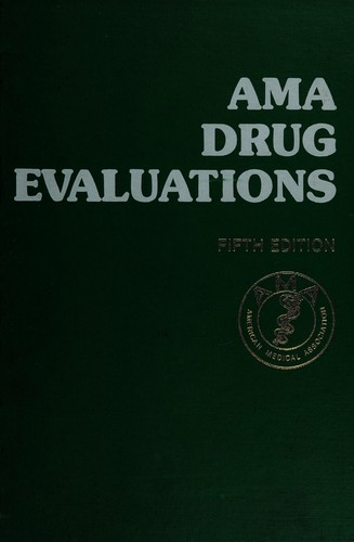 Cover for AMA drug evaluations