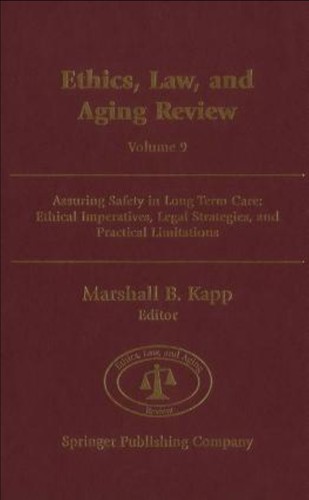 Cover for Ethics, Law, and Aging Review