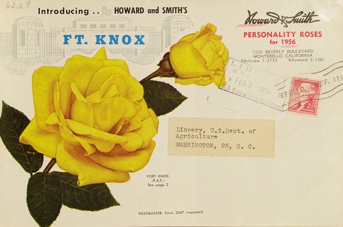 Cover for Personality roses for 1956