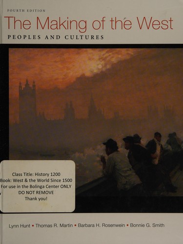 Cover for The making of the West