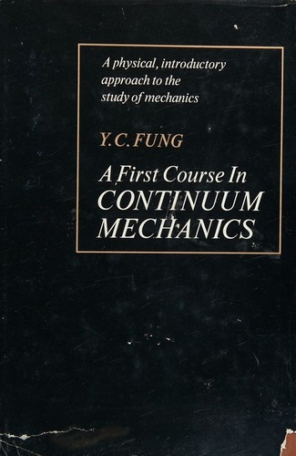 Cover for A first course in continuum mechanics