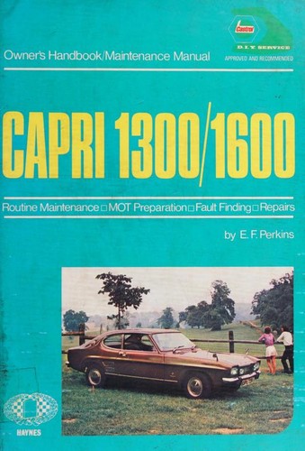 Cover for Ford Capri 1300 and 1600