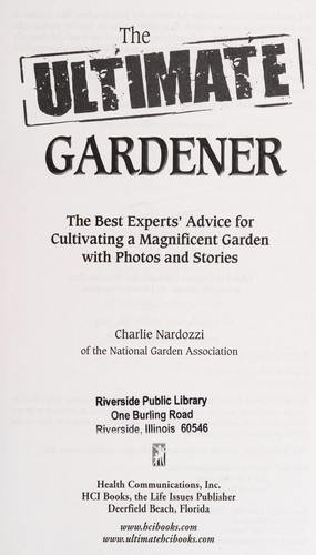 Cover for The ultimate gardener