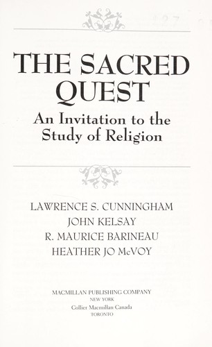 Cover for The Sacred quest