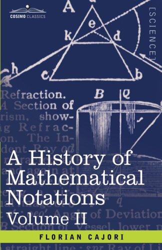 Cover for A History of Mathematical Notations