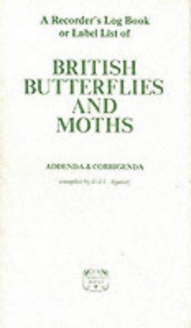 Cover for A Recorder's Log Book or Label List of British Butterflies and Moths
