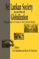 Cover for Sri Lankan Society In An Era Of Globalization