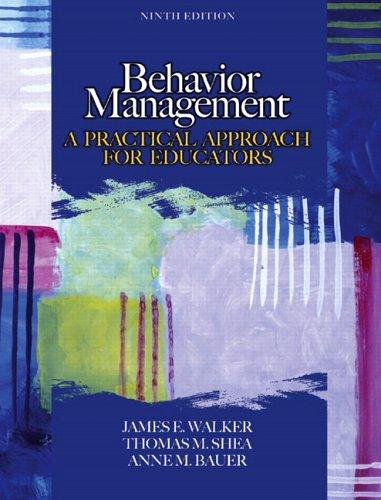 Cover for Behavior management