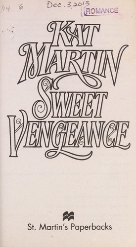 Cover for Sweet vengeance