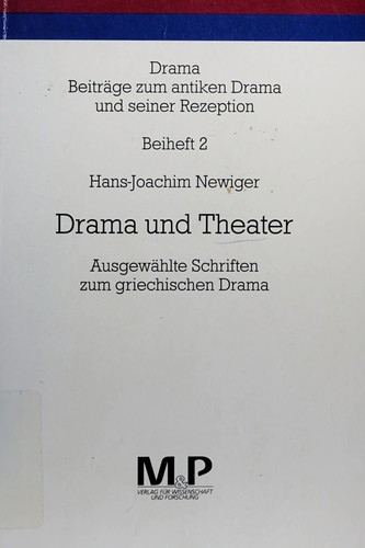 Cover for Drama und Theater