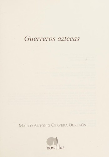 Cover for Guerreros aztecas