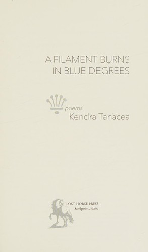Cover for A filament burns in blue degrees