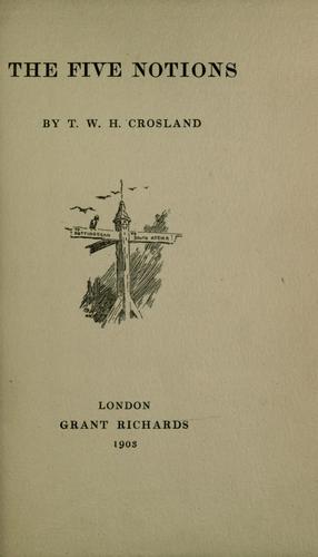 Cover for The five notions