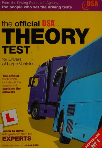 Cover for The official theory test for drivers of large vehicles