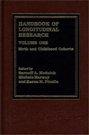 Cover for Handbook of Longitudinal Research
