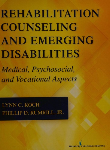 Cover for Rehabilitation Counseling and Emerging Disabilities