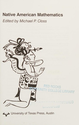 Cover for Native American mathematics