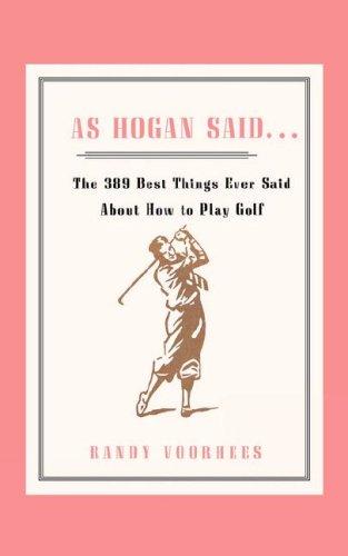 Cover for As Hogan Said . . .