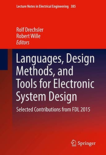 Cover for Languages, Design Methods, and Tools for Electronic System Design