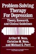 Cover for Problem-solving therapy for depression