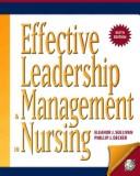 Cover for Effective leadership and management in nursing