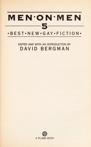 Cover for Men on men 5 : best new gay fiction