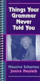Cover for Things Your Grammar Never Told You