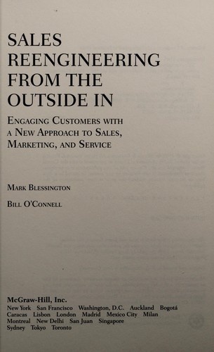 Cover for Sales Reengineering from the Outside in