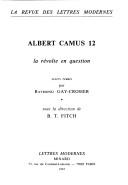 Cover for La Révolte en question