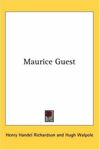 Cover for Maurice Guest