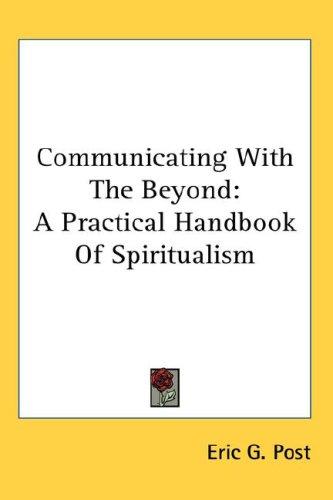 Cover for Communicating With The Beyond