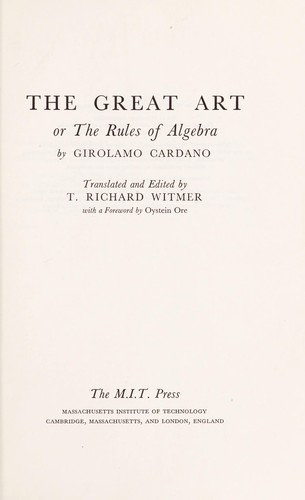 Cover for The great art