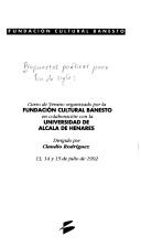 Cover for Propuestas poéticas para fin de siglo