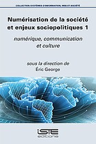 Cover for Numerisation de la Soc et Enjeux Soc 1