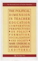 Cover for The political dimension in teacher education