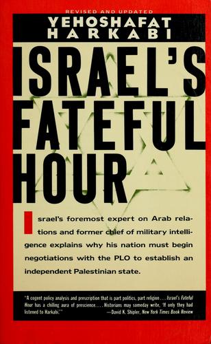 Cover for Israel's fateful hour
