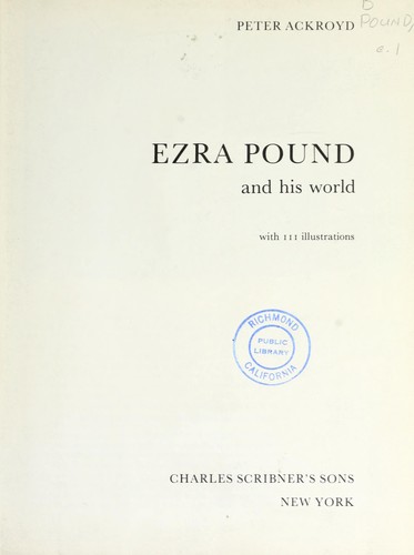Cover for Ezra Pound and his world