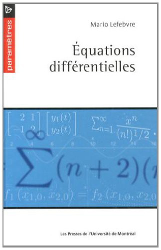 Cover for EQUATIONS DIFFERENTIELLES