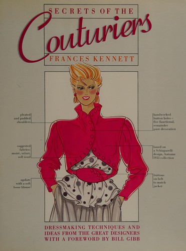 Cover for Secrets of the couturiers.