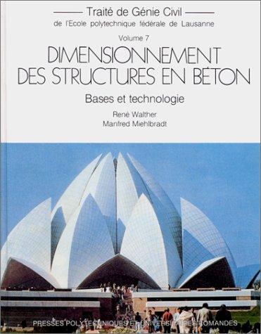 Cover for Dimensionnement des structures en béton 