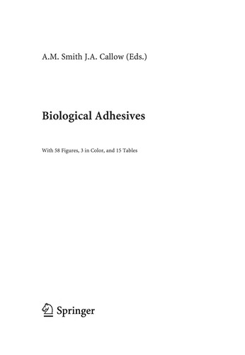 Cover for Biological adhesives