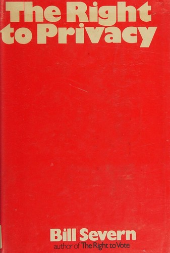 Cover for The right to privacy