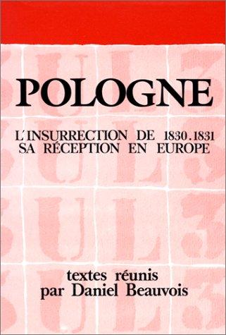 Cover for Pologne, l'insurrection de 1830-1831
