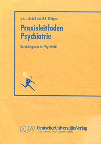 Cover for Rechtsfragen in der Psychiatrie