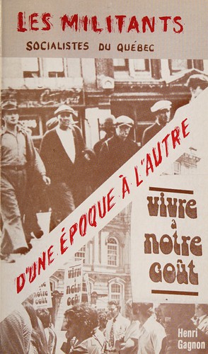 Cover for Les militants socialistes du Quebec
