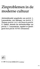 Cover for Zinproblemen in de moderne cultuur