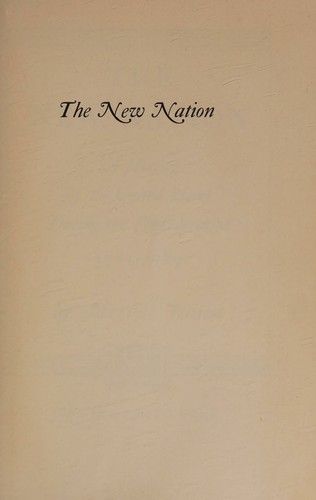 Cover for The new nation