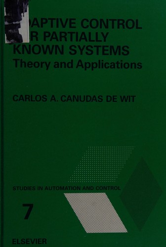 Cover for Adaptive control for partially known systems